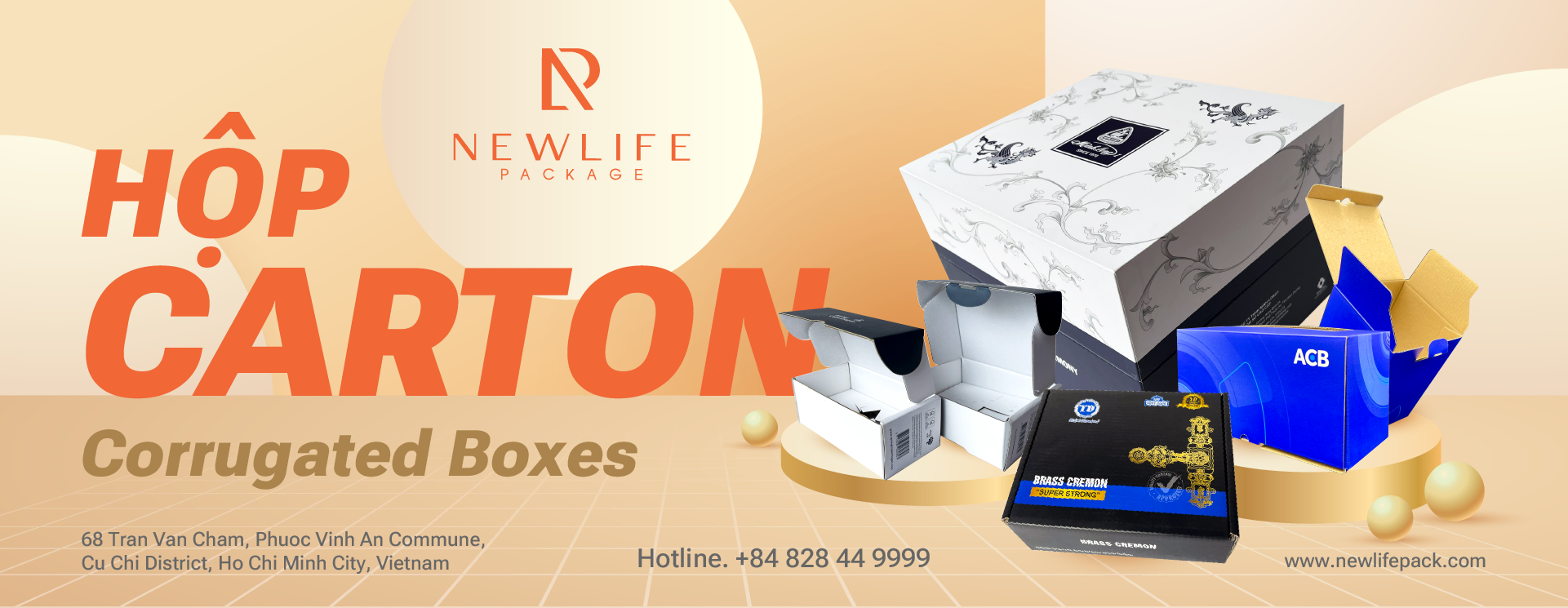 banner carton boxes