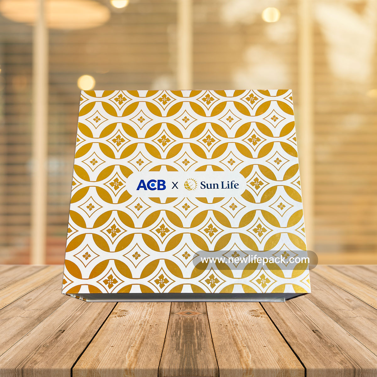hộp quà tết new year gift box ACB x Sun life