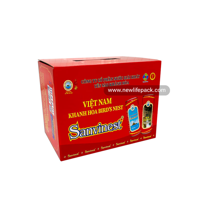 Hộp carton sóng bao bì sản phẩm yến sào Packaging Corrugated Boxes Bird's Nest