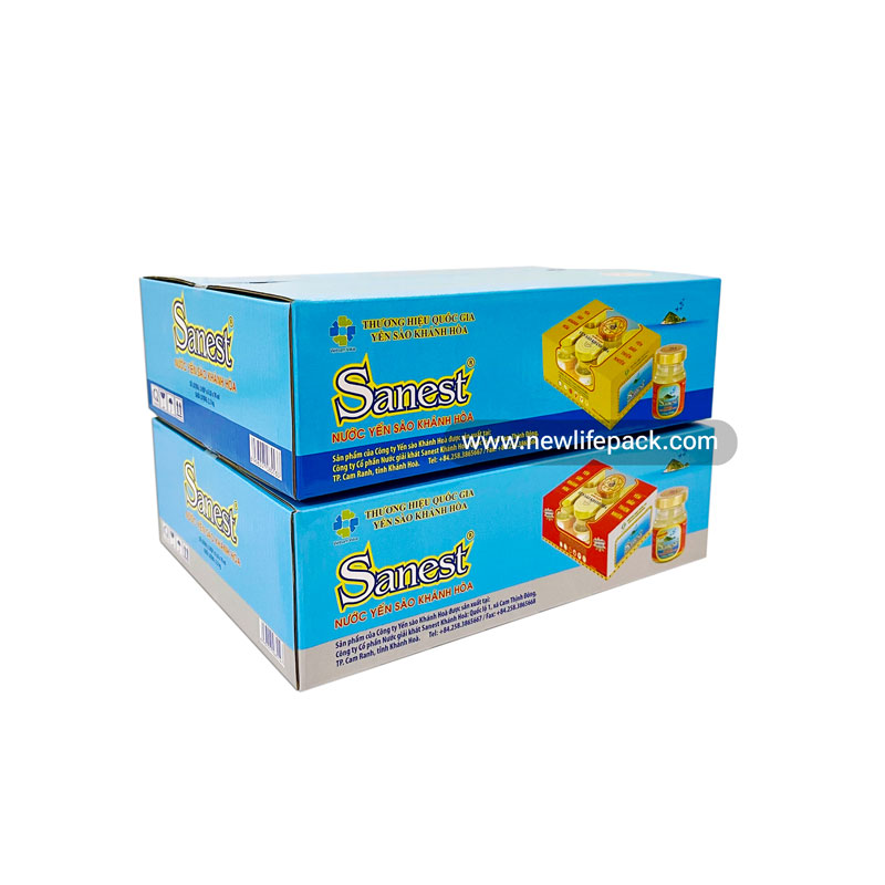 Hộp carton sóng bao bì sản phẩm yến sào Packaging Corrugated Boxes Bird's Nest