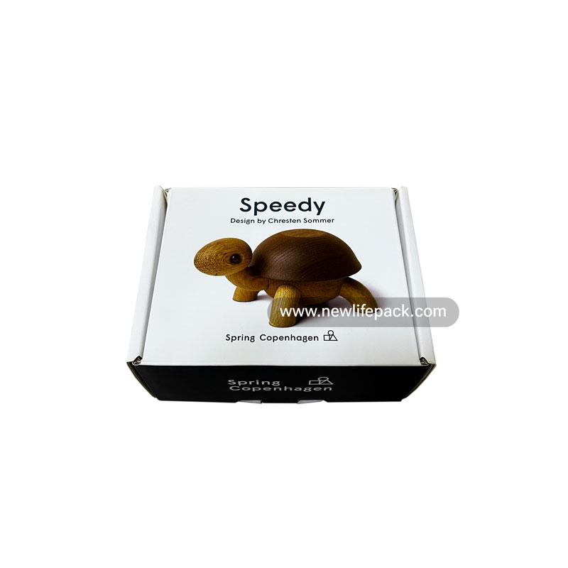 Roll End Tuck Front Corrugated Box | Matte Lamination | Wooden Toy Packaging | Speedy