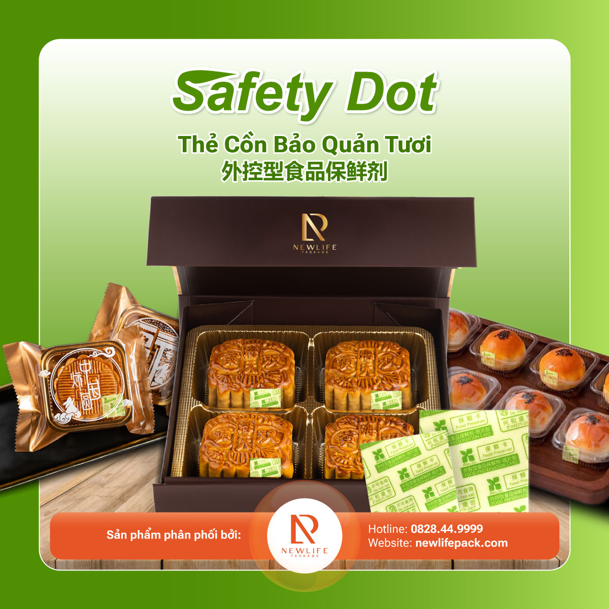 Thẻ Cồn Safety Dot – Giải Pháp Bảo Quản Tối Ưu Cho Bánh Trung Thu