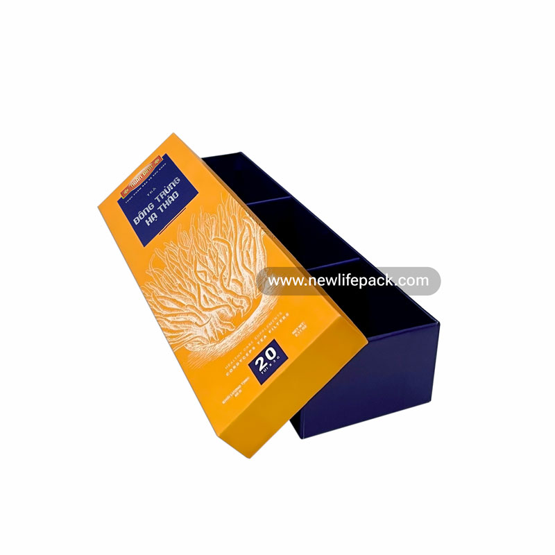 Cordyceps Premium Packaging Hộp Bao Bì Đông Trùng Hạ Thảo