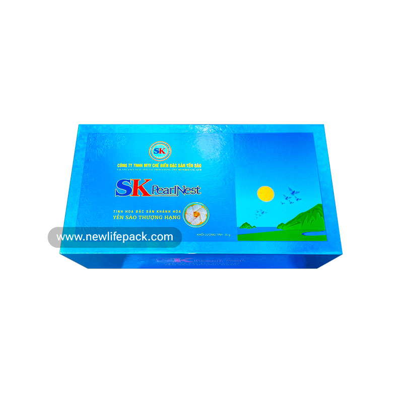Bird’s Nest Premium Packaging | Sliding Rigid Box | Metalized Lamination | SK Pearl Nest
