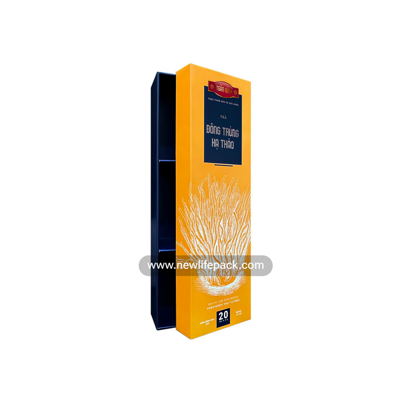 Cordyceps Premium Packaging Hộp Bao Bì Đông Trùng Hạ Thảo