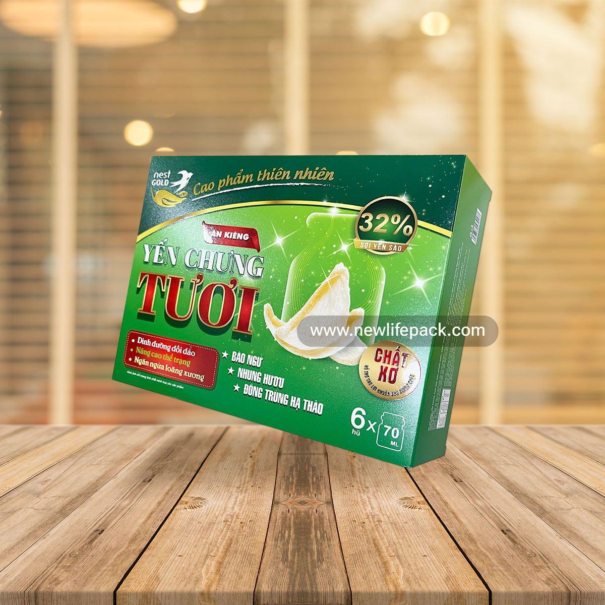 hộp mềm folding box newlifepack hộp yến sào bird nest box