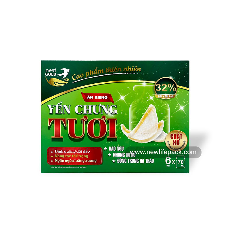 hộp mềm folding box newlifepack hộp yến sào bird nest box