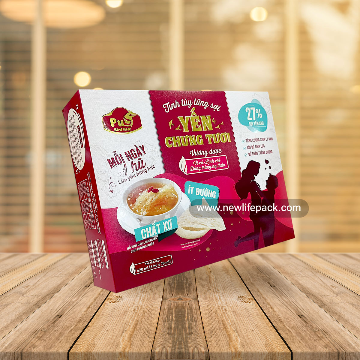 hộp mềm folding box newlifepack hộp yến sào bird nest box