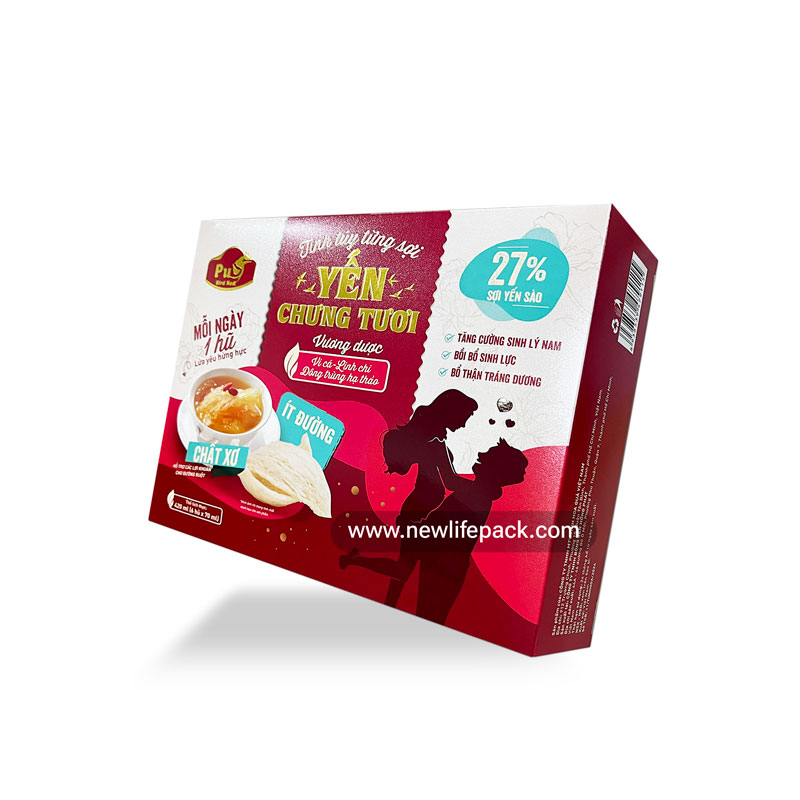 hộp mềm folding box newlifepack hộp yến sào bird nest box