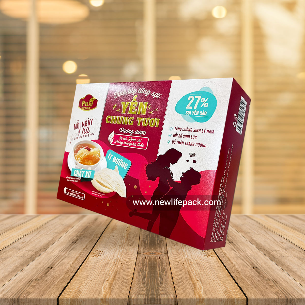 hộp mềm folding box newlifepack hộp yến sào bird nest box