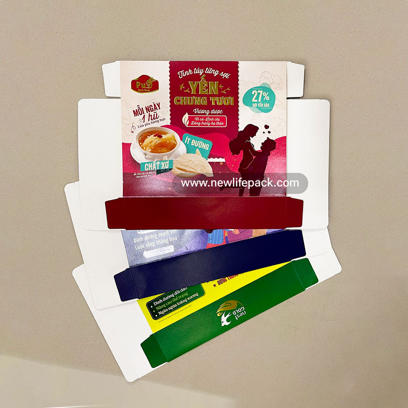 hộp mềm folding box newlifepack hộp yến sào bird nest box