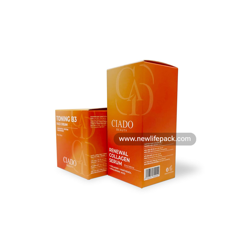 hộp mềm mỹ phẩm, cosmetic folding box