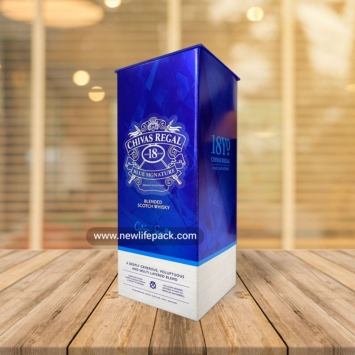 hộp mềm folding box newlifepack hộp rượu ngoại whisky box