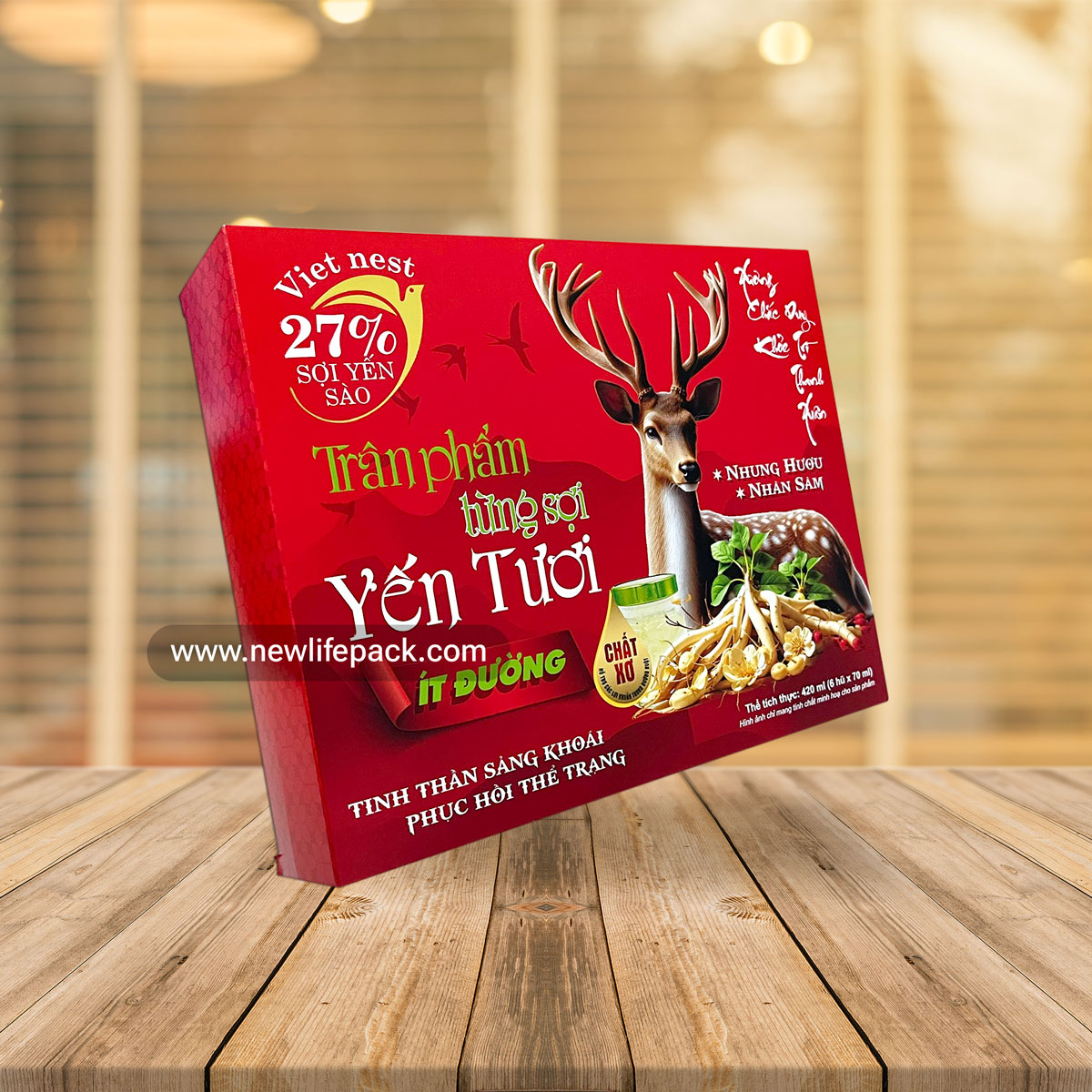 hộp mềm folding box newlifepack hộp yến sào bird nest box