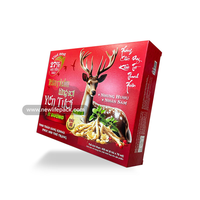 hộp mềm folding box newlifepack hộp yến sào bird nest box