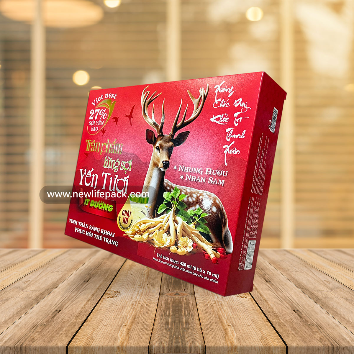 hộp mềm folding box newlifepack hộp yến sào bird nest box