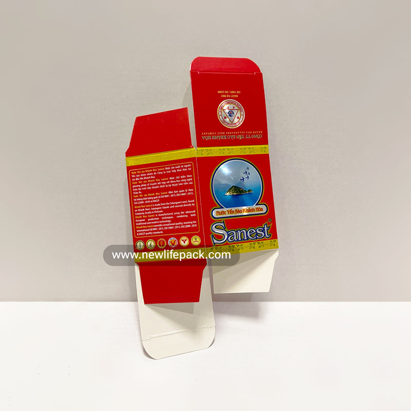 hộp mềm folding box newlifepack hộp yến sào bird nest box
