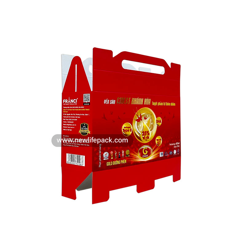 hộp mềm folding box newlifepack hộp yến sào bird nest box