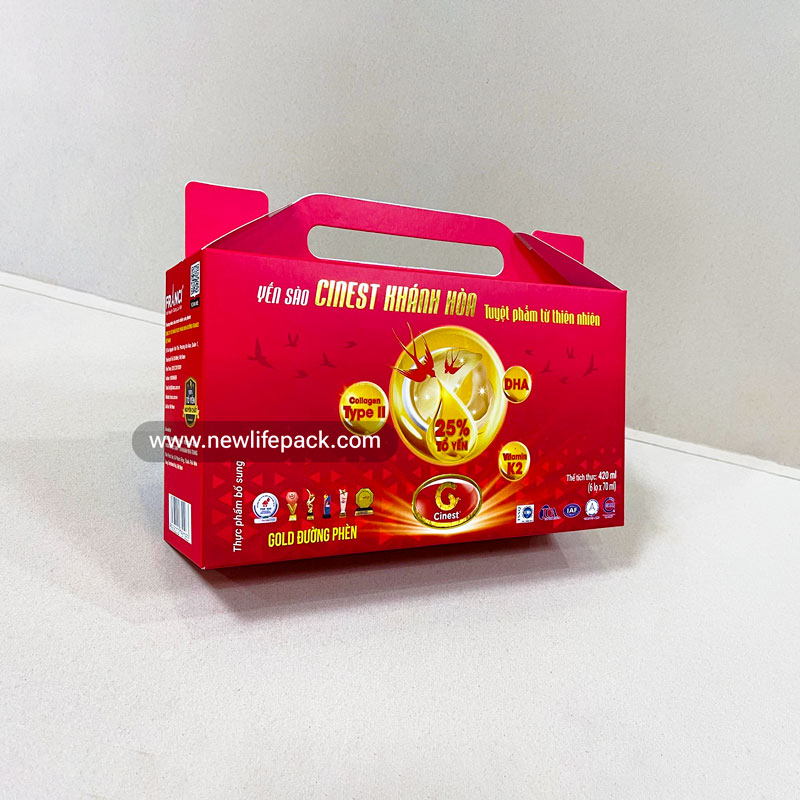 hộp mềm folding box newlifepack hộp yến sào bird nest box