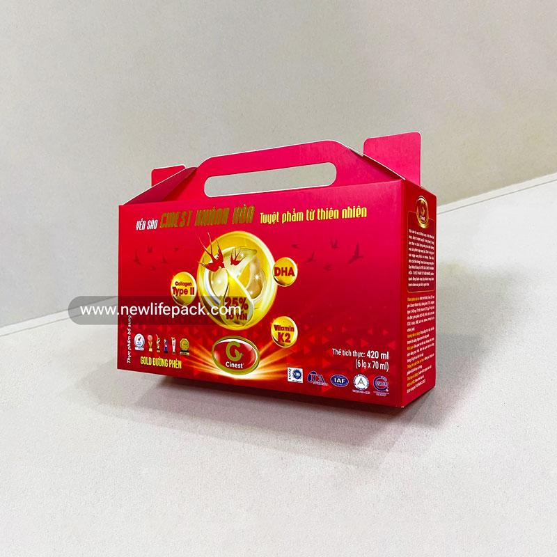 hộp mềm folding box newlifepack hộp yến sào bird nest box