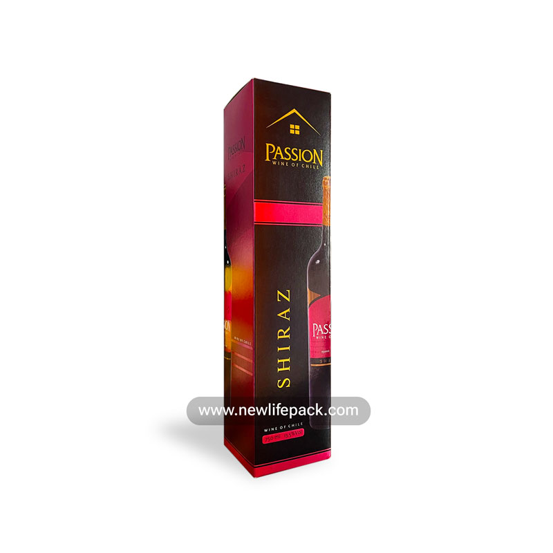 Wine Box | Tuck Top Auto Lock Bottom Folding Box | Shiraz – PASSION Wine of Chile