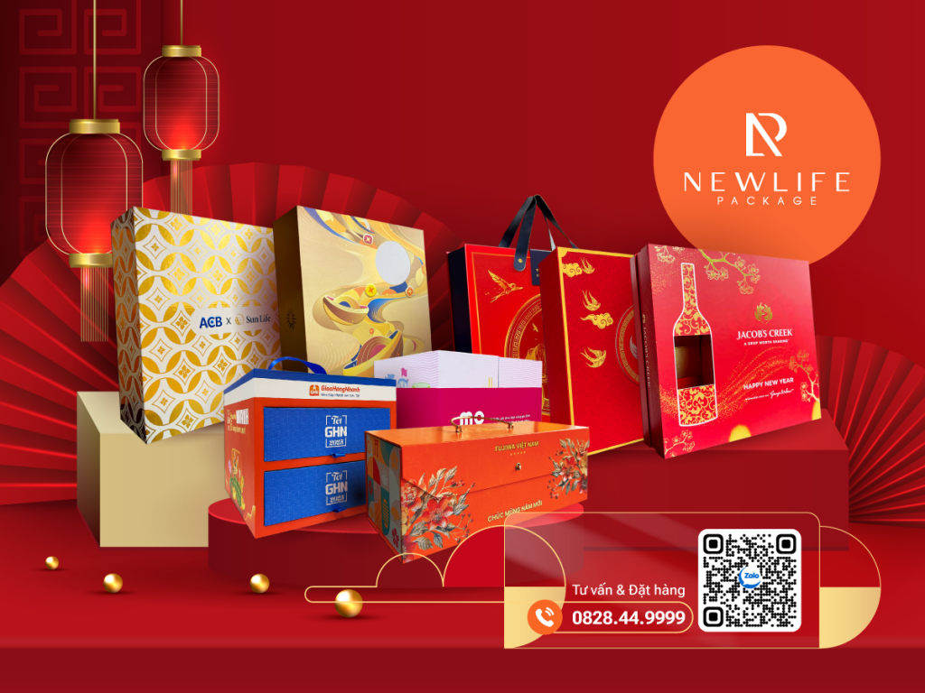 Newlifepack – In Hộp Quà Tết Chuyên Nghiệp, Đơn Hàng Lớn