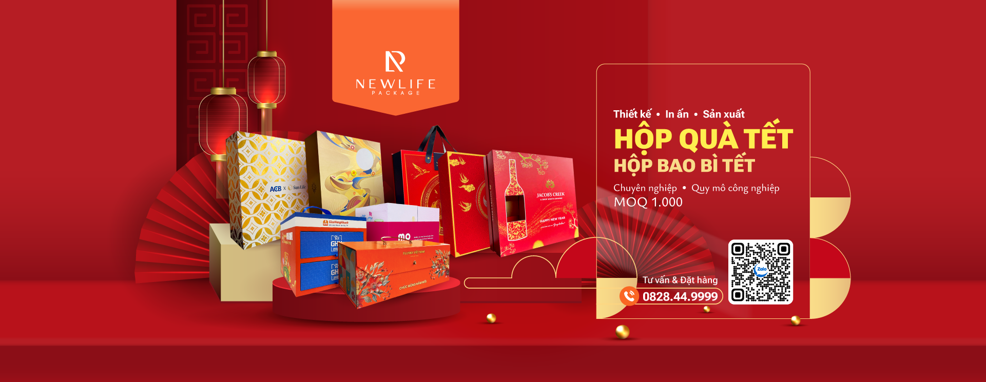 banner hop qua tet Tet Gift Box