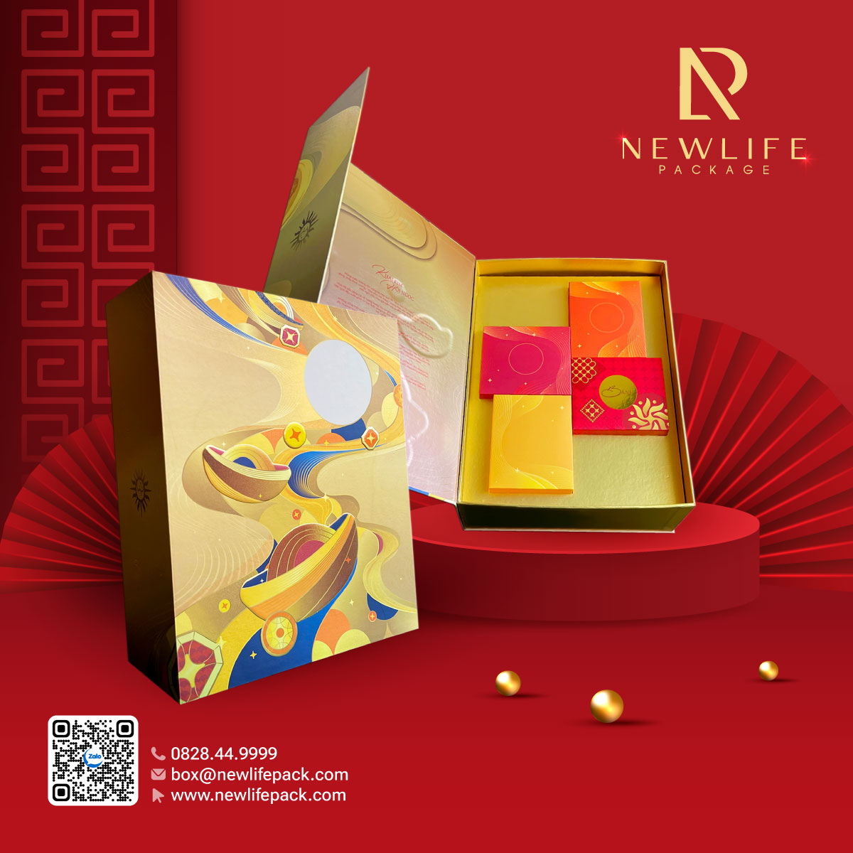 Newlifepack – In Hộp Quà Tết Chuyên Nghiệp, Đơn Hàng Lớn