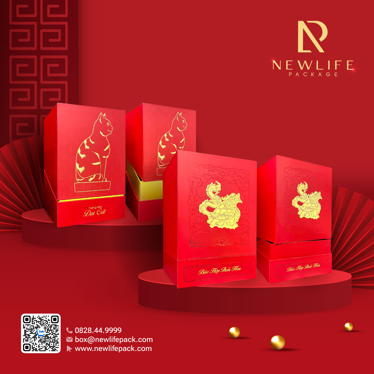 Newlifepack – In Hộp Quà Tết Chuyên Nghiệp, Đơn Hàng Lớn