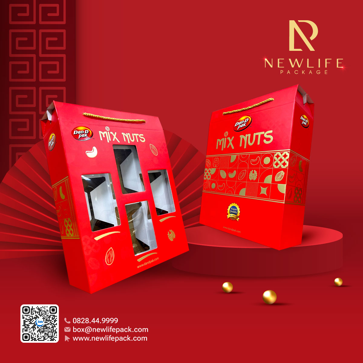 Newlifepack – In Hộp Quà Tết Chuyên Nghiệp, Đơn Hàng Lớn