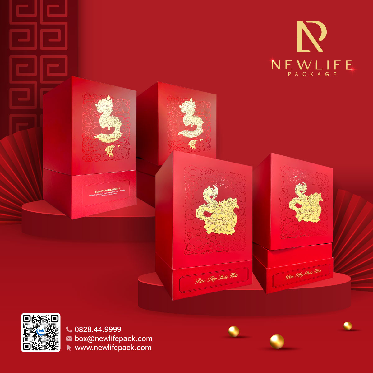 Newlifepack – In Hộp Quà Tết Chuyên Nghiệp, Đơn Hàng Lớn