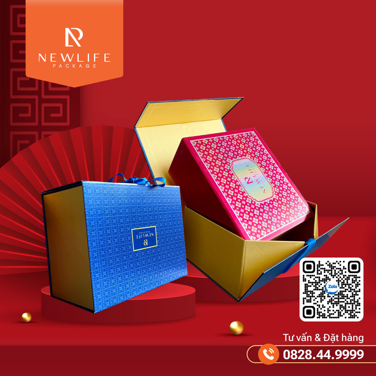 Giải pháp Hộp Quà Tết Xếp Gọn Thông Minh